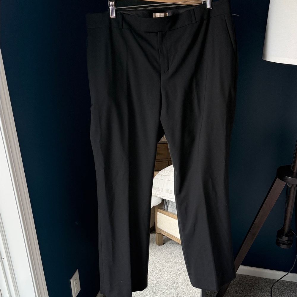 Banana Republic “Martin” fit black light wool fully lined pants